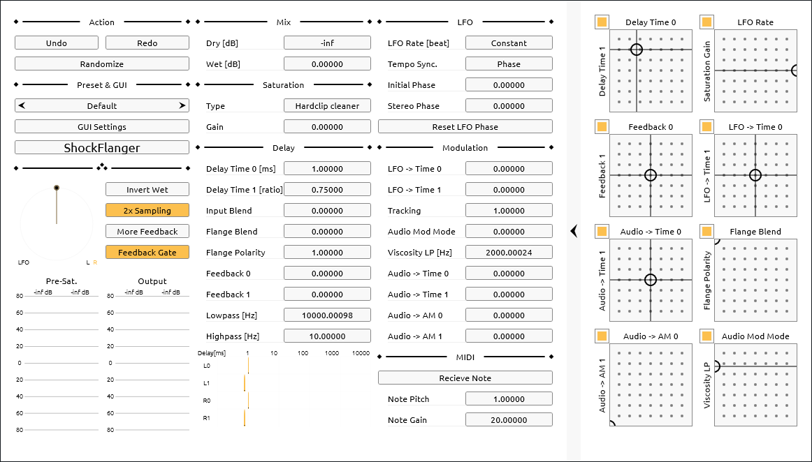 ShockFlanger screenshot.